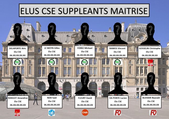Elu CSE Suppléants Maitrise